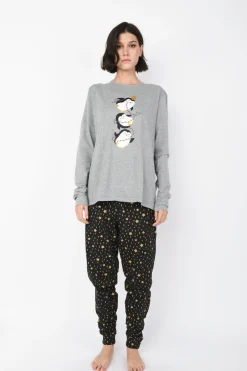 Pigiama Pinguini misto cotone