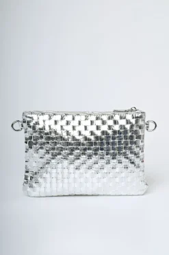 Pochette con motivo intrecciato