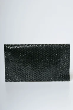 Pochette con strass
