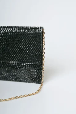 Pochette con strass