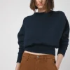 Pull crop misto lana mohair