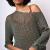 Pull in lurex crochet