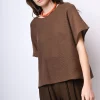 Pull in maglia misto cotone