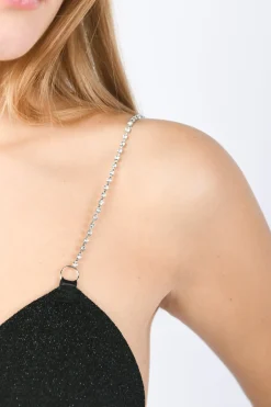 Reggiseno a triangolo con strass