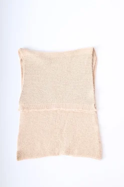 Sciarpa a righe lurex
