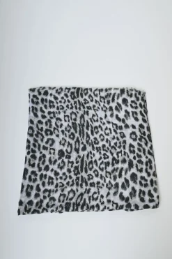 Sciarpa a stampa animalier