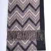 Sciarpa con motivo chevron
