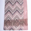 Sciarpa con motivo chevron