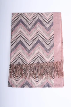 Sciarpa con motivo chevron