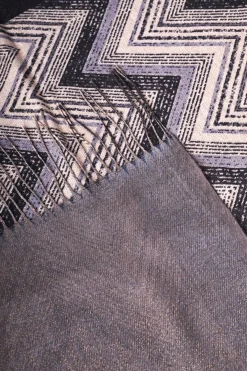 Sciarpa con motivo chevron