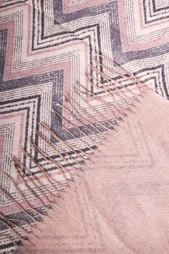Sciarpa con motivo chevron