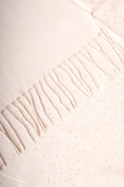 Sciarpa con puntini lurex
