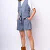 Shorts a stampa gessata