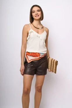 Shorts in similpelle