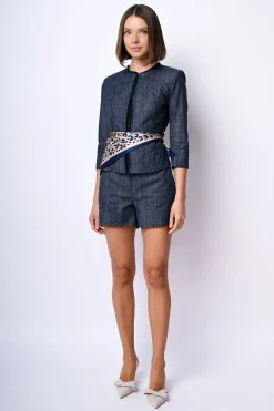Shorts misto cotone stretch