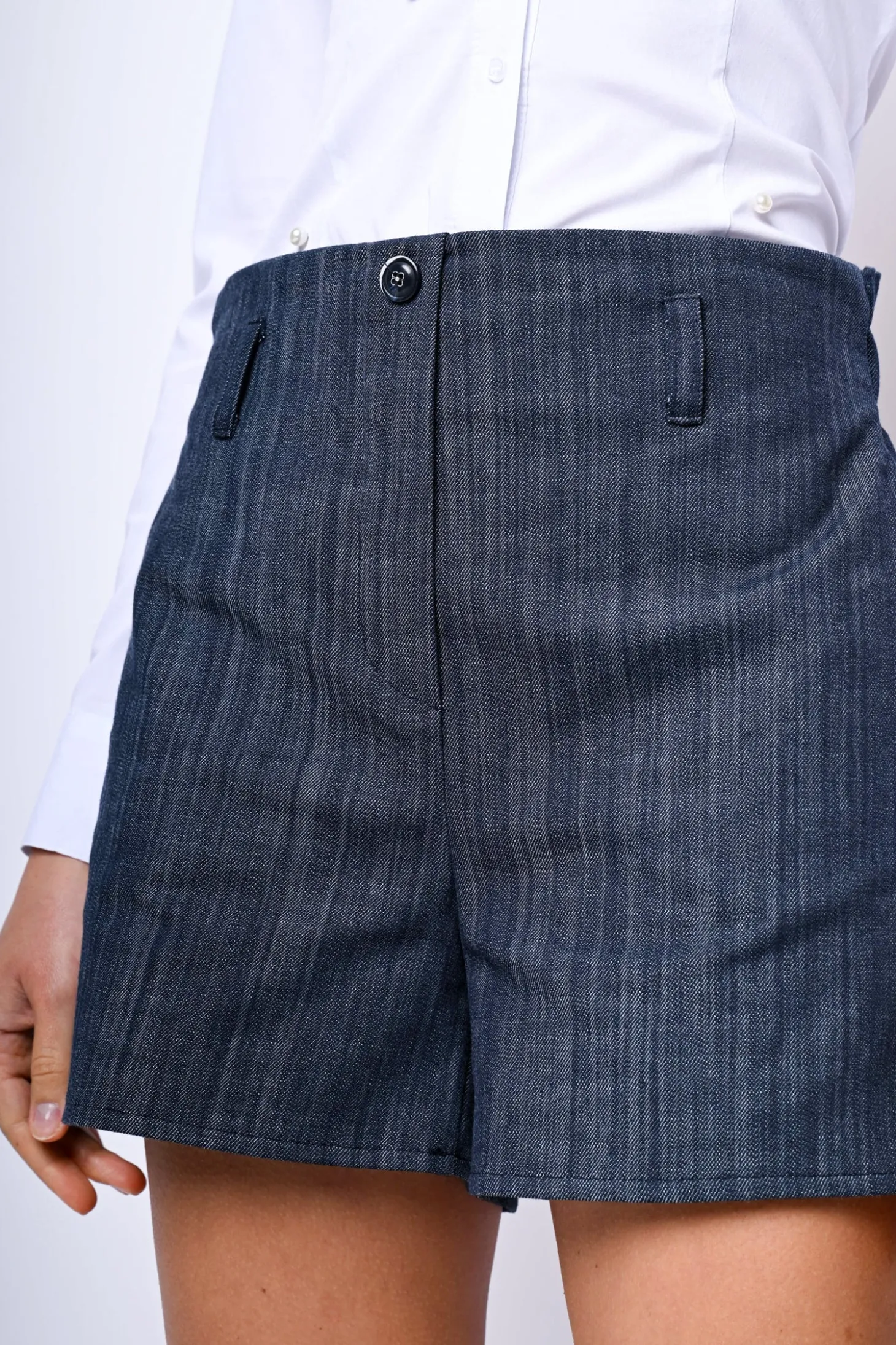 Shorts misto cotone stretch