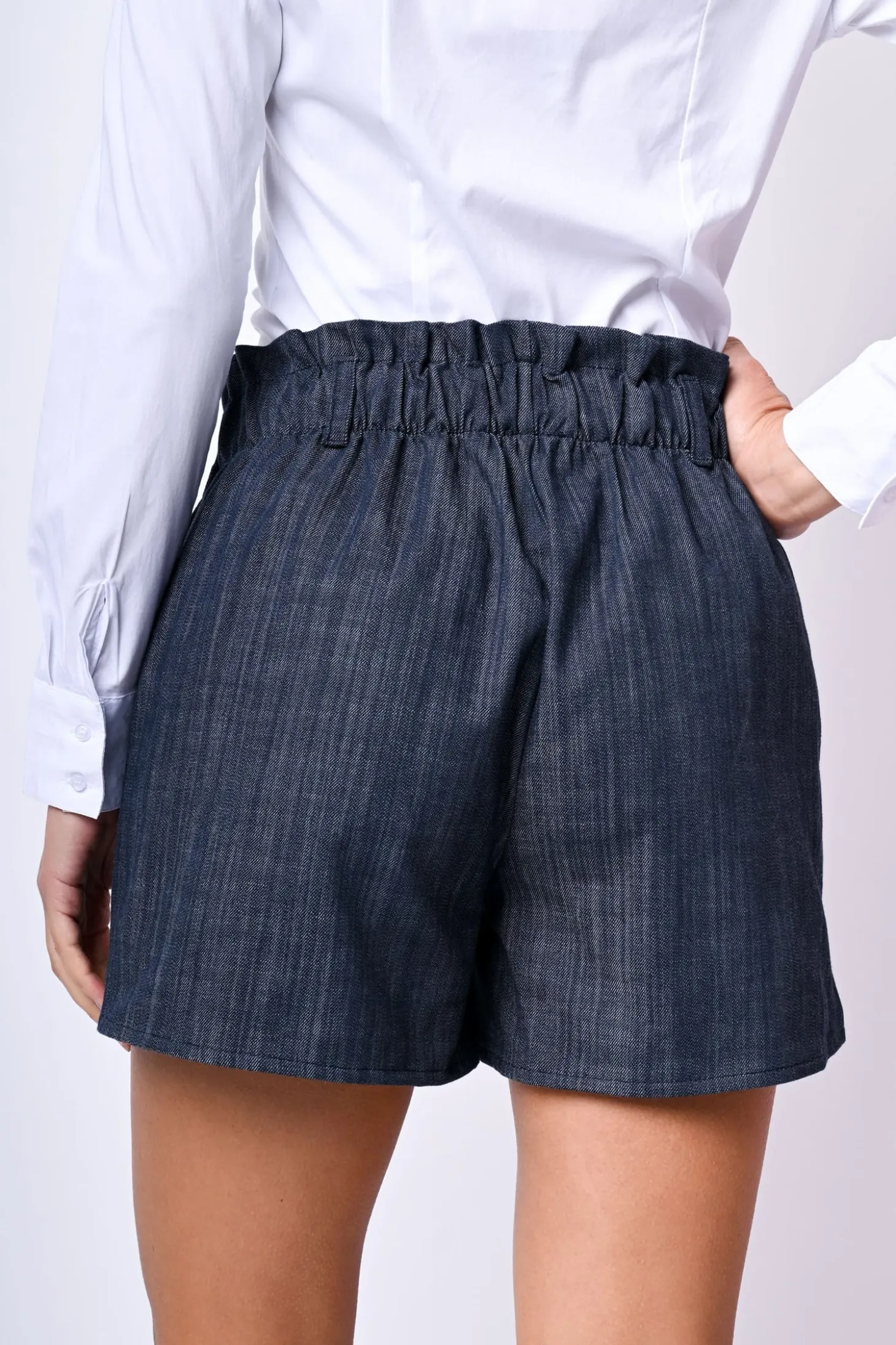 Shorts misto cotone stretch