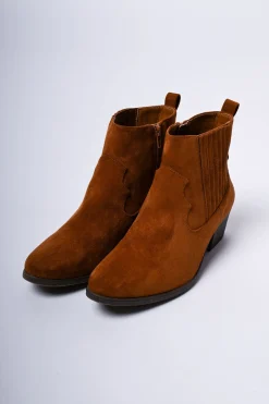 Stivaletti texani in faux suede
