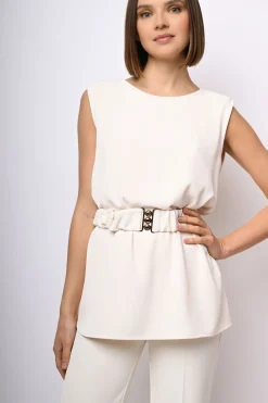 Top con cintura elasticizzata