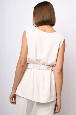 Top con cintura elasticizzata