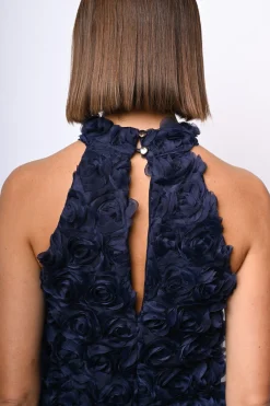 Top con rose 3D