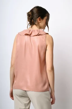 Top con rouches