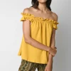 Top con spalle scoperte