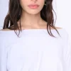 Top in cotone oversize