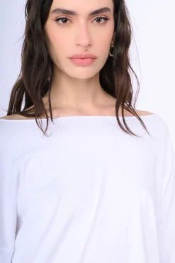 Top in cotone oversize