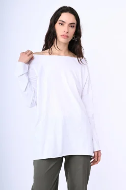Top in cotone oversize