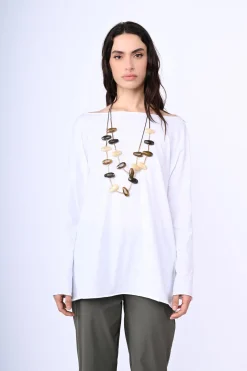 Top in cotone oversize