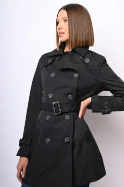 Trench corto doppiopetto