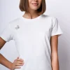 T-shirt in cotone con spilla a cuore