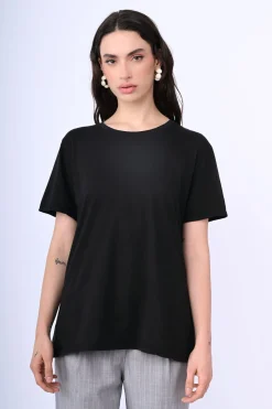 T-shirt in cotone stretch