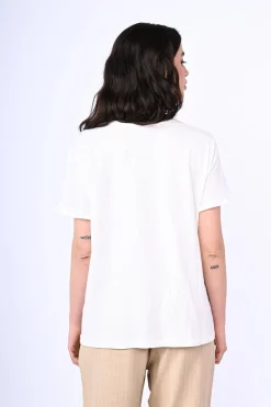 T-shirt in cotone stretch