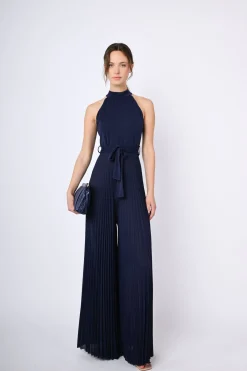 Tuta in plissé lurex