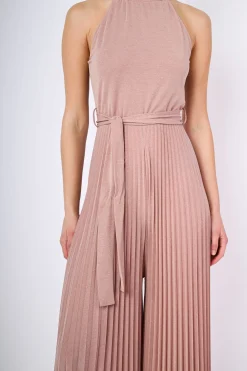 Tuta in plissé lurex
