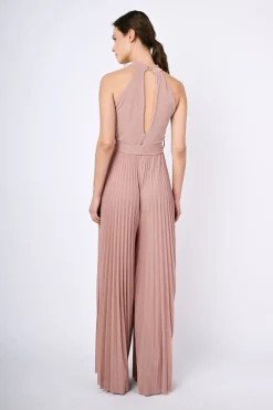 Tuta in plissé lurex