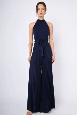 Tuta in plissé lurex