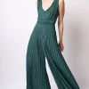 Tuta plissé in lurex
