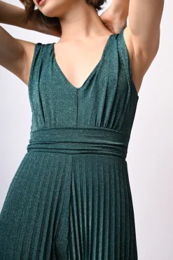 Tuta plissé in lurex